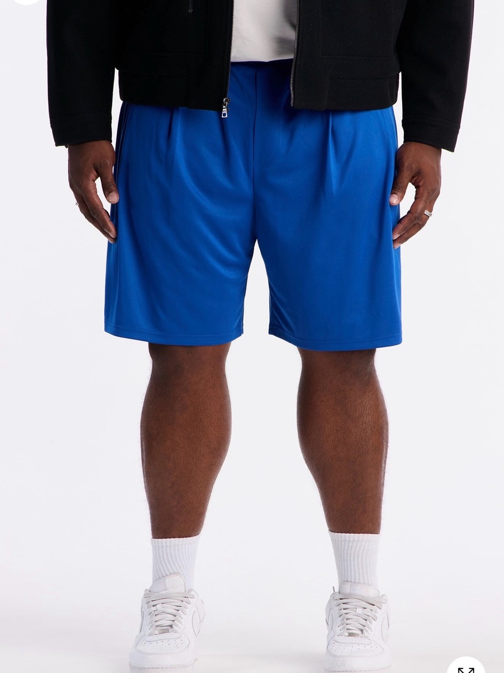 Men's fashion nova easy flow pleated shorts size 3XL